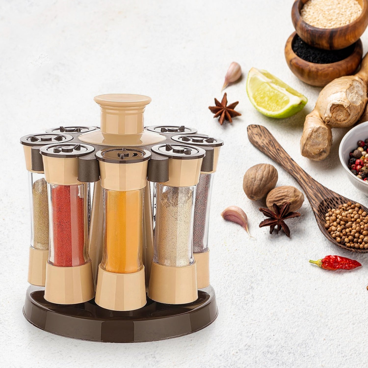 360-Degree Revolving Spice Rack 360-Degree Revolving Spice Rack
